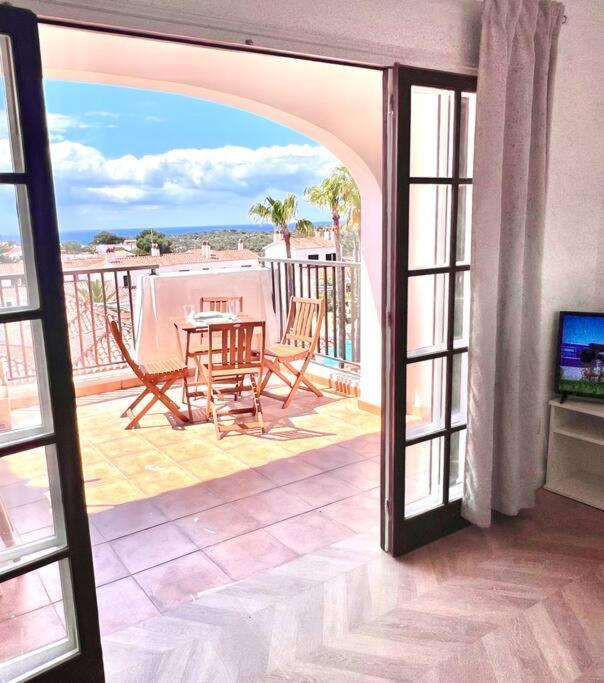 Atico Con Vistas Al Mar Cala Enporter Cala En Porter  Exterior foto